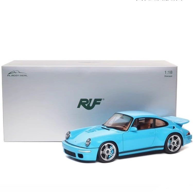 RUF CTR Anniversary Edition (2017) – 1:18 Diecast Model by Almost Real (Sky Blue – Fully Open, Limited to 504 Units)(880302)