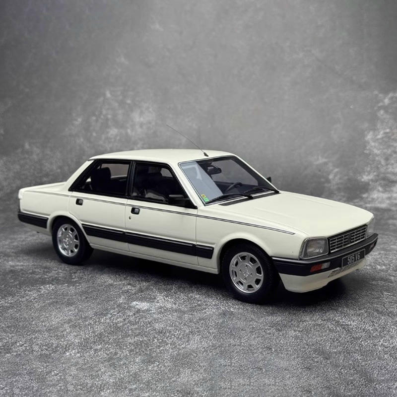 OTTO 1:18 Peugeot 505 V6 Blanc Meije 1989 Resin Model