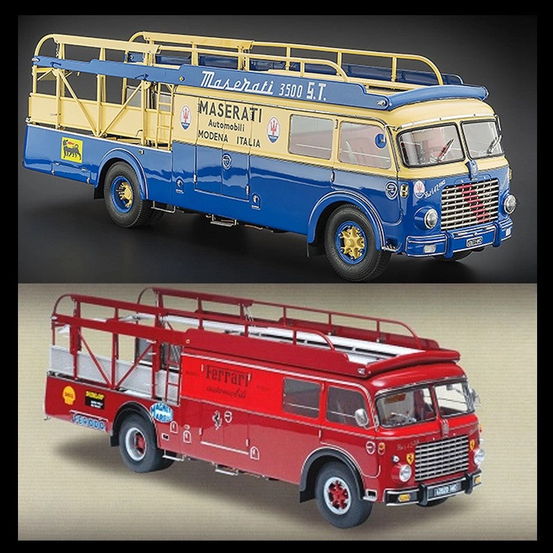 CMC 1:64 Fiat 642 RN2 Ferrari & Maserati Racing Transporter Diecast Model