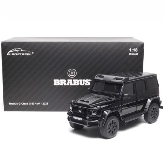 Brabus 800 G-Class G 63 4×4² – 1:18 Diecast Model by Almost Real (Black – Fully Open, Limited to 600 Units)(860541)
