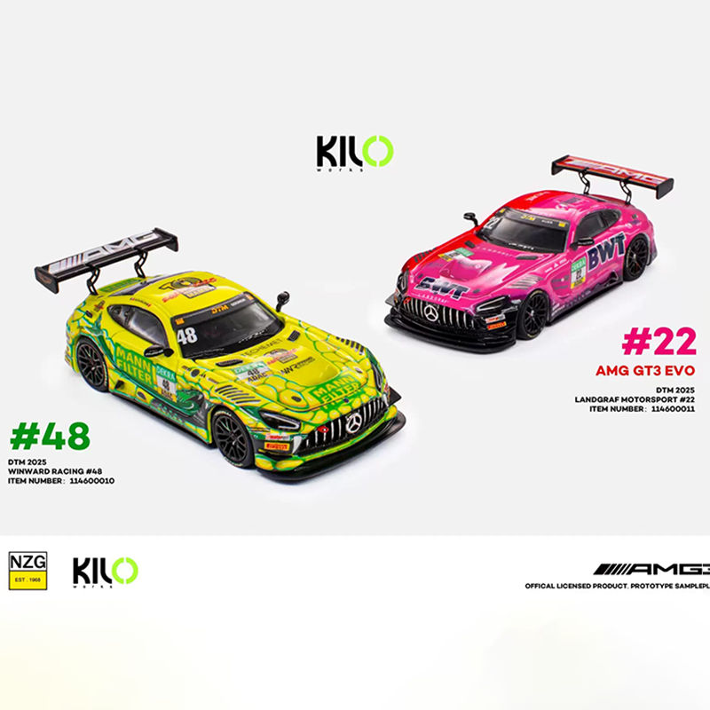 KILO Works 1:64 Mercedes-AMG GT3 EVO Diecast Model – GT Racing