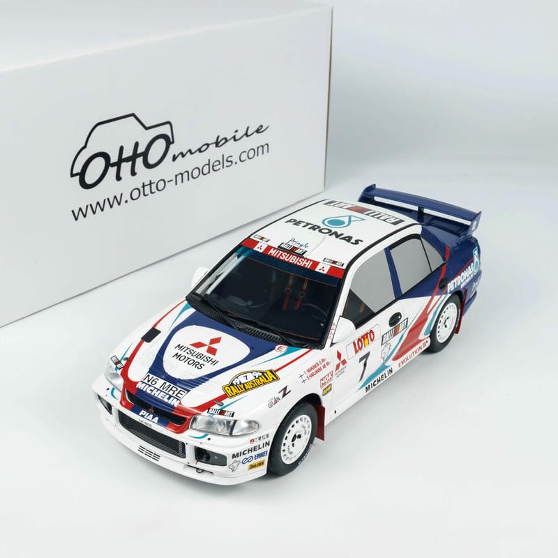 OTTO 1:18 Mitsubishi Lancer EVO III Australian Rally Makinen