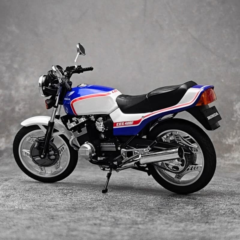 AOSHIMA 1:12 Honda CBX 400F Alloy Motorcycle Scale Model – YX car