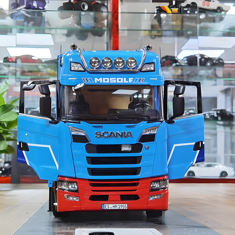 NZG 1:18 Mercedes-Benz Actros GigaSpace Double-Decker Trailer Alloy Model