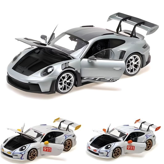 MINICHAMPS 1:18 Porsche 911 (992) GT3 RS – 2023 Alloy Diecast Model Car