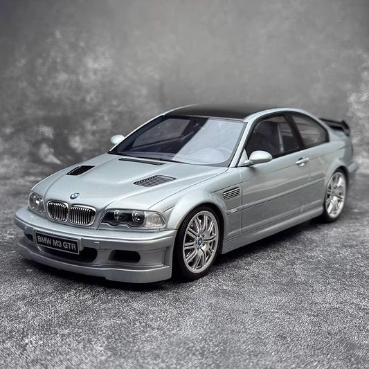 BMW E46 M3 GTR – 1:18 Scale Resin Model by OTTO (Limited Edition of 2,500 | Grey | With Display Base)(OT1128)