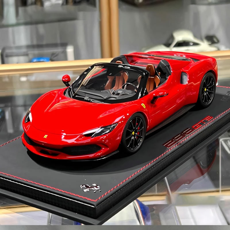 BBR 1/18 For Ferrari 296 GTS Supercar Collection Limited Edition Resin Static Model