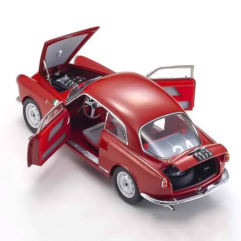 Alfa Romeo Giulia SV 1:18 Diecast Model by Kyosho (Classic Italian Coupe – Full Function Display)