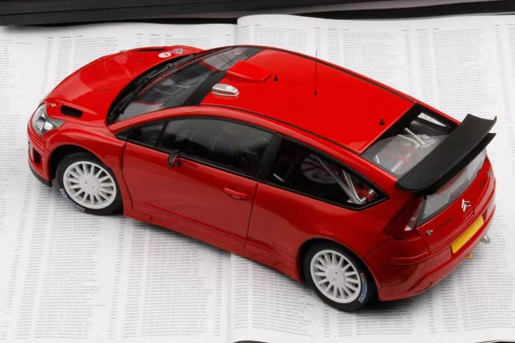 AUTOart Citroën C4 WRC – 1:18 Scale Alloy Model (Senna Tribute Edition, Static Display)