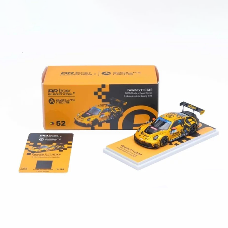 AR BOX 1:64 Porsche 911 GT3 R Thailand Super Series Diecast Model AR BOX 1:64 Porsche 911 GT3 R Thailand Super Series Diecast Model