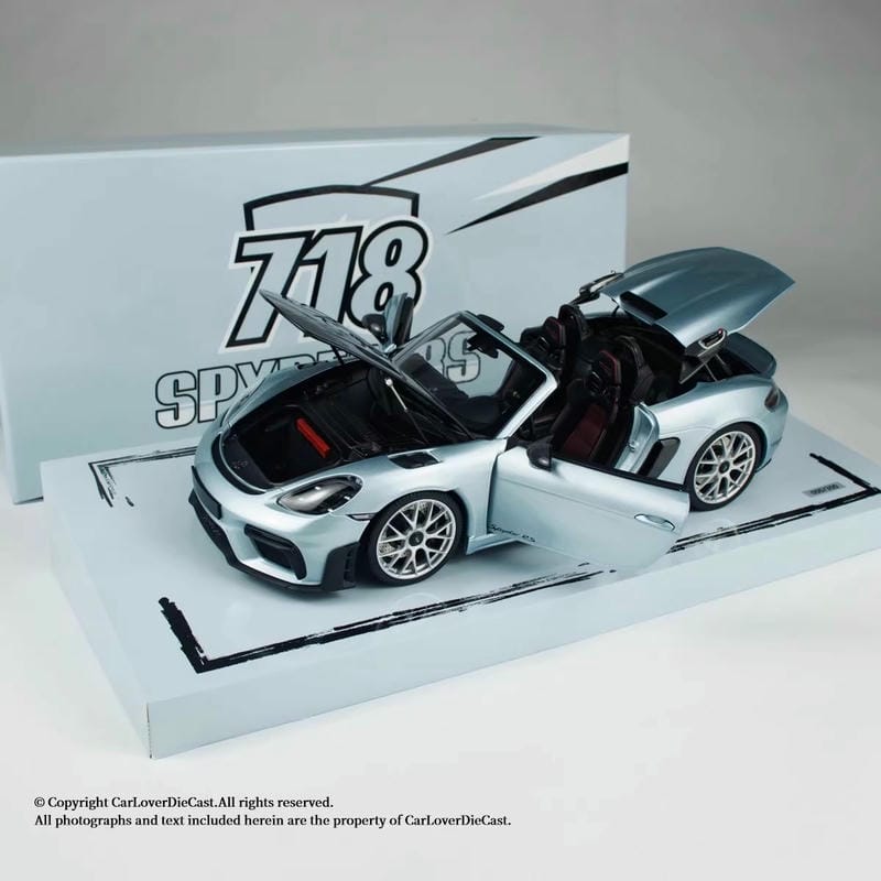 Minichamps Porsche 718 Spyder 1:18 Diecast Convertible Model – YX