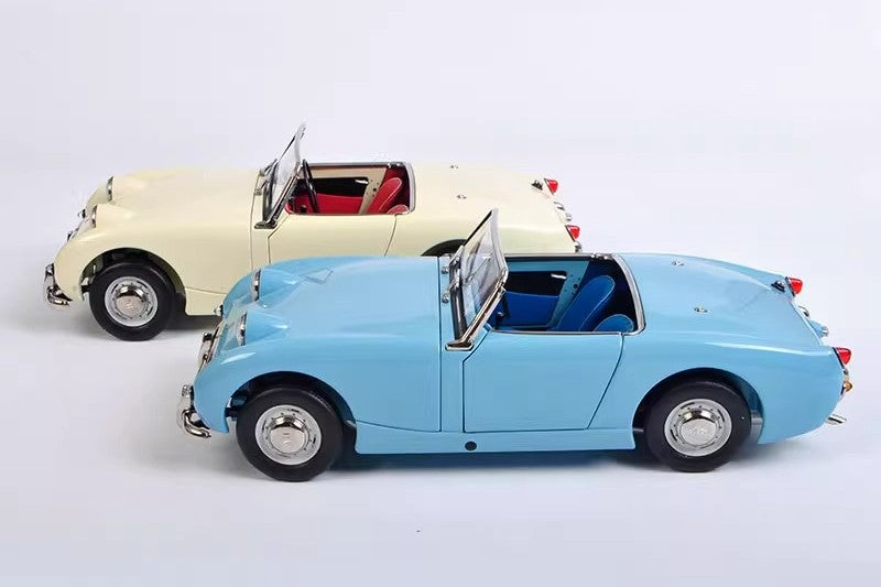 Austin Healey Sprite 1:18 Diecast Model by Kyosho (Classic British Roadster – Full Function Edition)