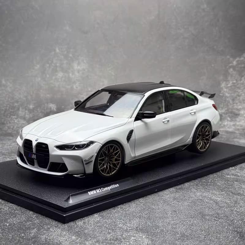 M3 Sedan ホワイト 1/18 ミニカー Solido 1:18 BMW M3 (G80) Performance Parts Alpine White 2024