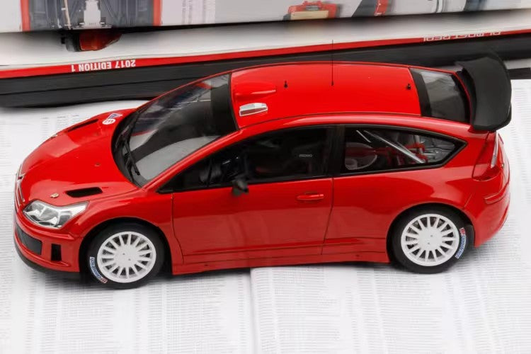 AUTOart Citroën C4 WRC – 1:18 Scale Alloy Model (Senna Tribute Edition, Static Display)