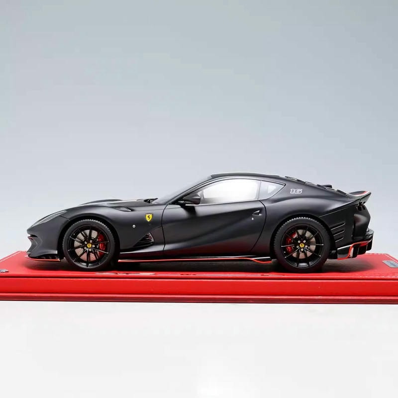 BBR 1:18 For Ferrari 812 Competizione Leclerc Resin Car Model Collection