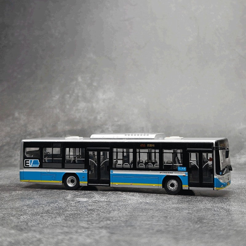 Original 1:64 Beijing Bus Route 496 Diecast Model