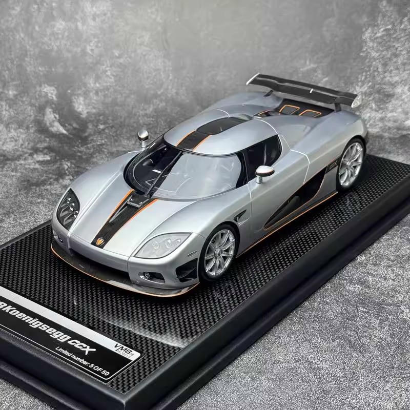 top gear koenigsegg ccx with wing VMB 1:18 Koenigsegg CCX Resin Model Car – YX car model