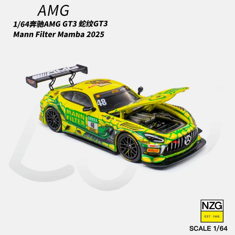 KILO Works 1:64 Mercedes-AMG GT3 EVO Diecast Model – GT Racing Collector Edition
