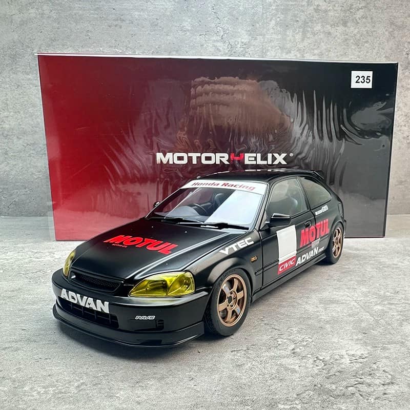 MotorHelix 1:18 Honda Civic Type R EK9 Diecast Model – YX car model