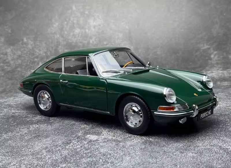 Porsche 901 (1964) 1:18 Diecast Classic Model by Kyosho (Red / Green / Beige – Fully Functional)