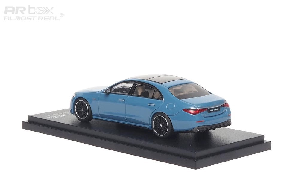 Mercedes-AMG S 63 E Performance (2023) – 1:64 Diecast Model by Almost Real (Porcelain Blue – Static Collector’s Edition)