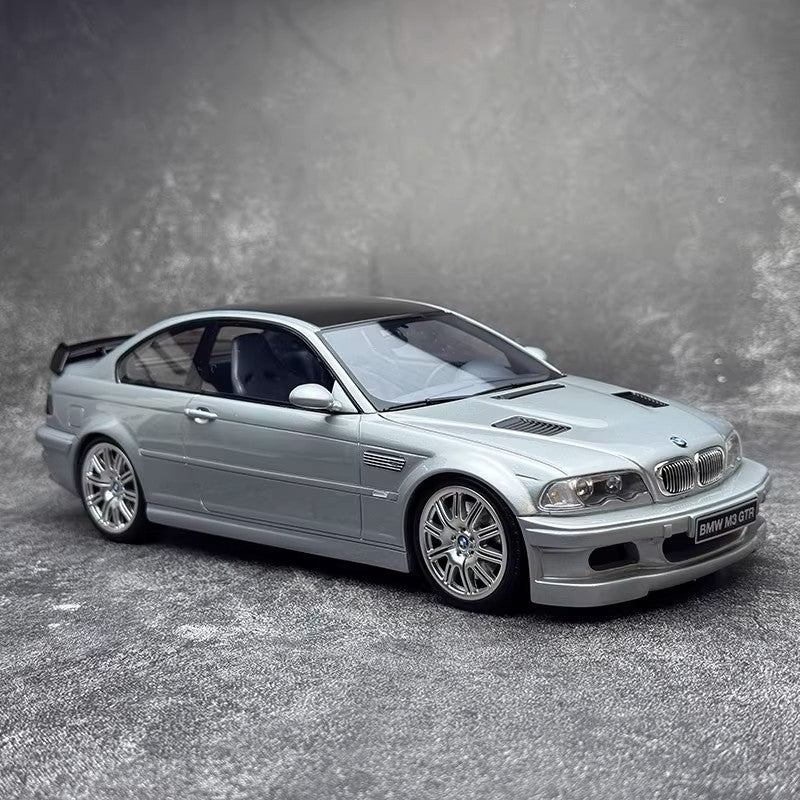 BMW E46 M3 GTR – 1:18 Scale Resin Model by OTTO (Limited Edition of 2,500 | Grey | With Display Base)(OT1128)