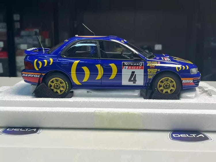 Subaru Impreza 1:18 Full-Open Alloy Model by Kyosho (#4/08962A – Collector Edition)