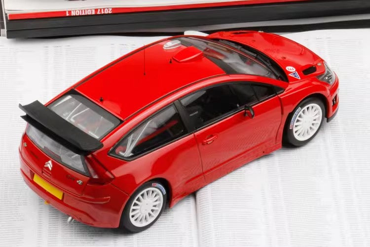 AUTOart Citroën C4 WRC – 1:18 Scale Alloy Model (Senna Tribute Edition, Static Display)
