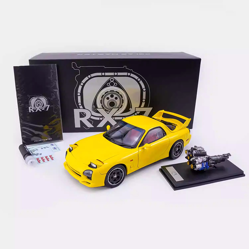 POLAR MASTER 1:18 Mazda RX7 SPIRIT R alloy car model with engine POLAR MASTER 1:18 Mazda RX7 SPIRIT R alloy car model with engine