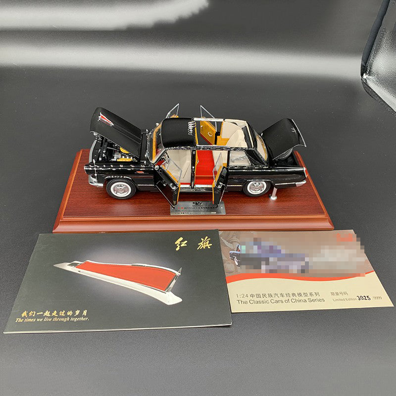 1/24 Scale Hongqi CA770TJ Alloy Diecast Model Car by Century Dragon. Handmade | Openable doors. 35th anniversary vehicle