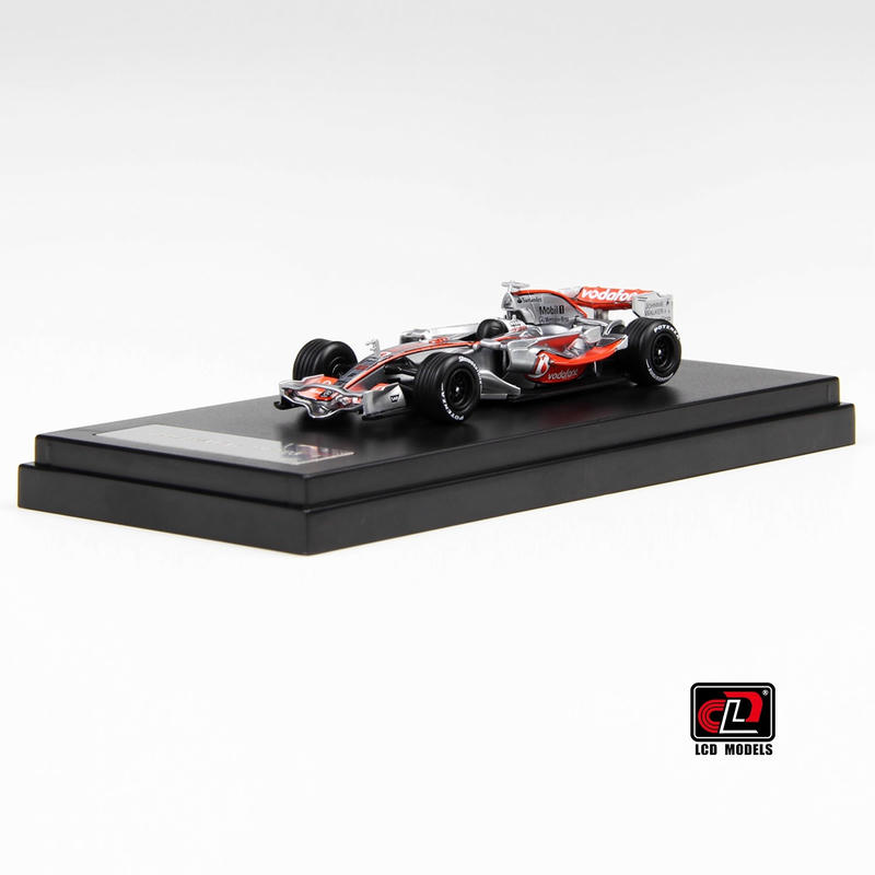 LCD 1:64 McLaren MP4-23 Diecast Car – Silver – YX car model