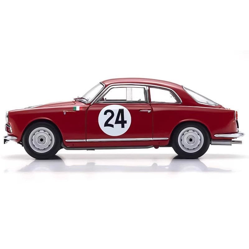 Alfa Romeo Giulia SV 1:18 Diecast Model by Kyosho (Classic Italian Coupe – Full Function Display)