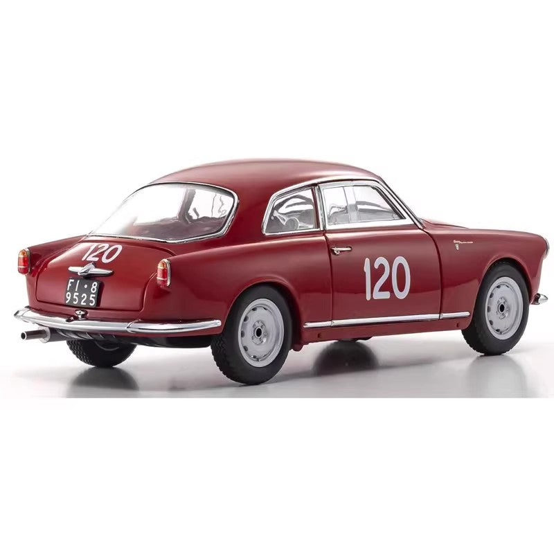 Alfa Romeo Giulia SV 1:18 Diecast Model by Kyosho (Classic Italian Coupe – Full Function Display)