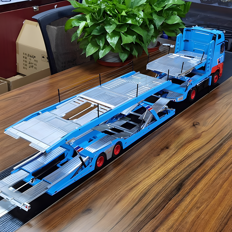 NZG 1:18 Mercedes-Benz Actros GigaSpace Double-Decker Trailer Alloy Model