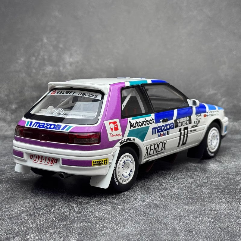 Mazda 323 GTX Gr. A #10 T. Mäkinen – 1991 1000 Lakes Rally (1:18 Scale Resin Model by OTTO, Limited Edition)(OT1099)