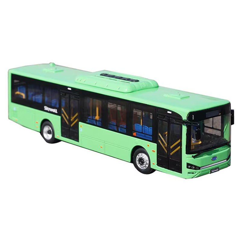 Original 1:42 Nanjing Golden Dragon Kaiwo NJL6126EV Electric City Bus Diecast Model