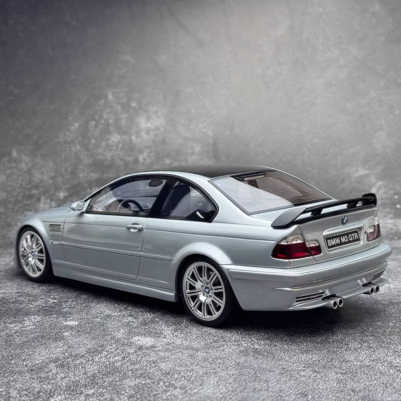 BMW E46 M3 GTR – 1:18 Scale Resin Model by OTTO (Limited Edition of 2,500 | Grey | With Display Base)(OT1128)
