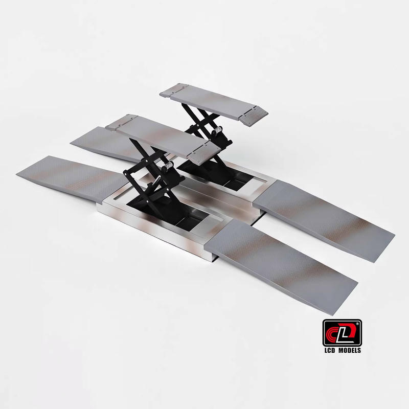 LCD 1:18 All-Alloy Scissor Lift Model