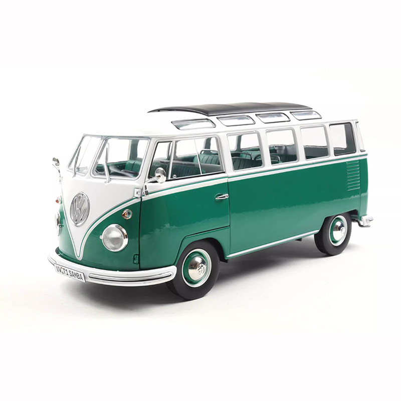 Solido 1:18 Volkswagen T1 Samba Bus 1962 Diecast Model – YX car model