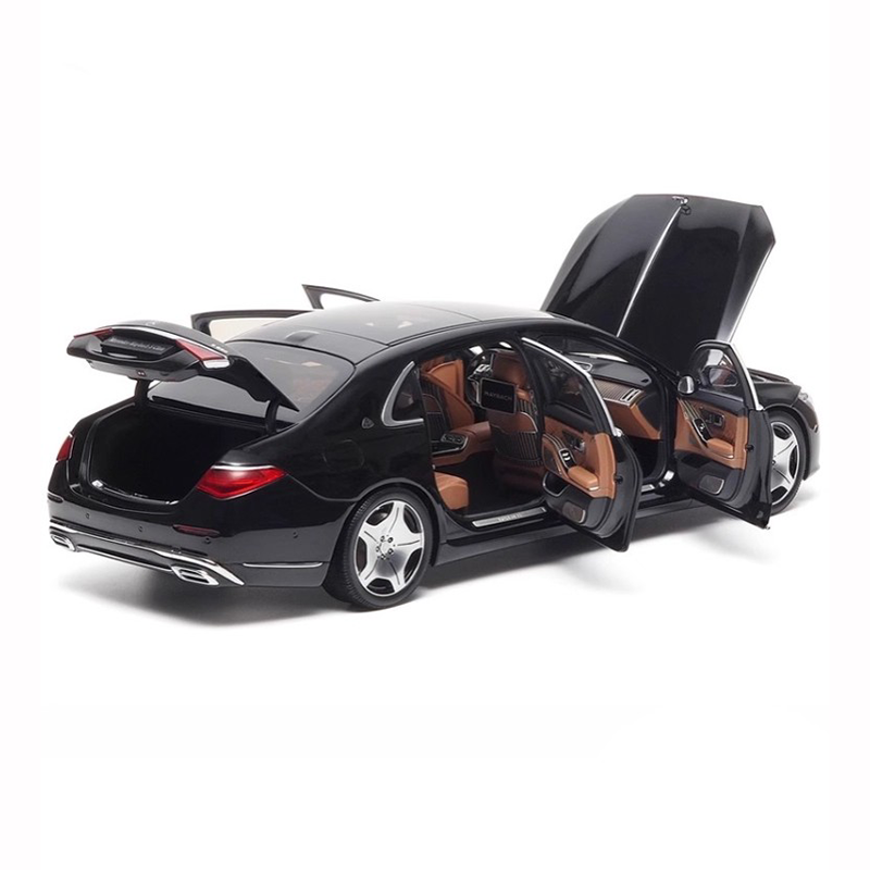 Almost Real 1:18 Mercedes-Maybach S-Class 2021 Obsidian Black Diecast Model Car