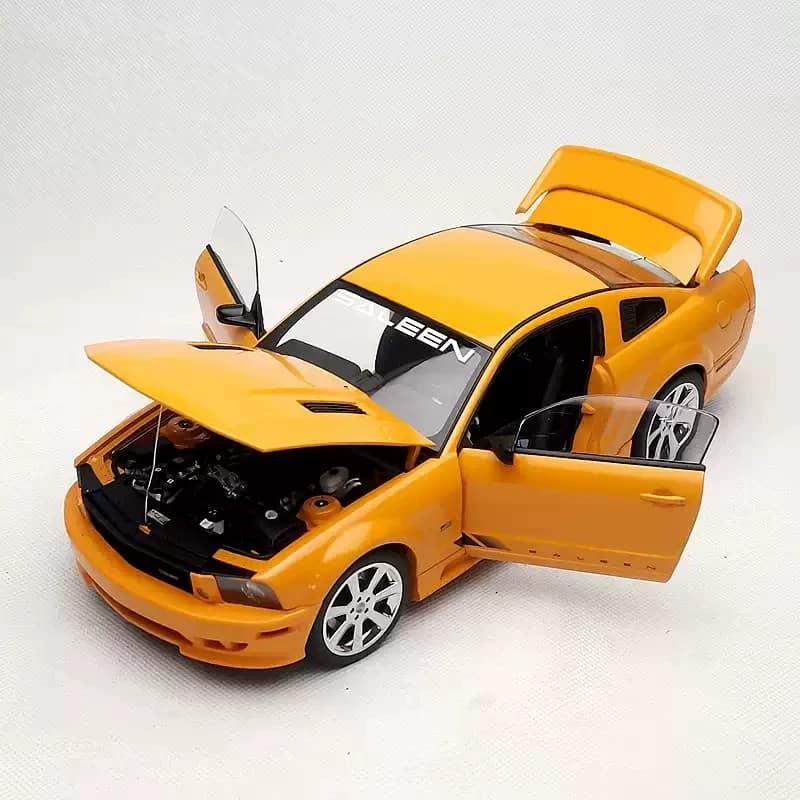 1/18 AUTOart サリーン マスタング S281 イエロー AUTOart 1:18 Ford Mustang Saleen S281 Diecast Model – YX car model