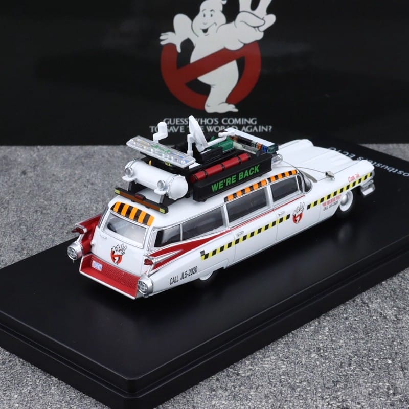YS Yongsheng Ghostbusters II ECTO 1:64 Alloy Diecast Model Car
