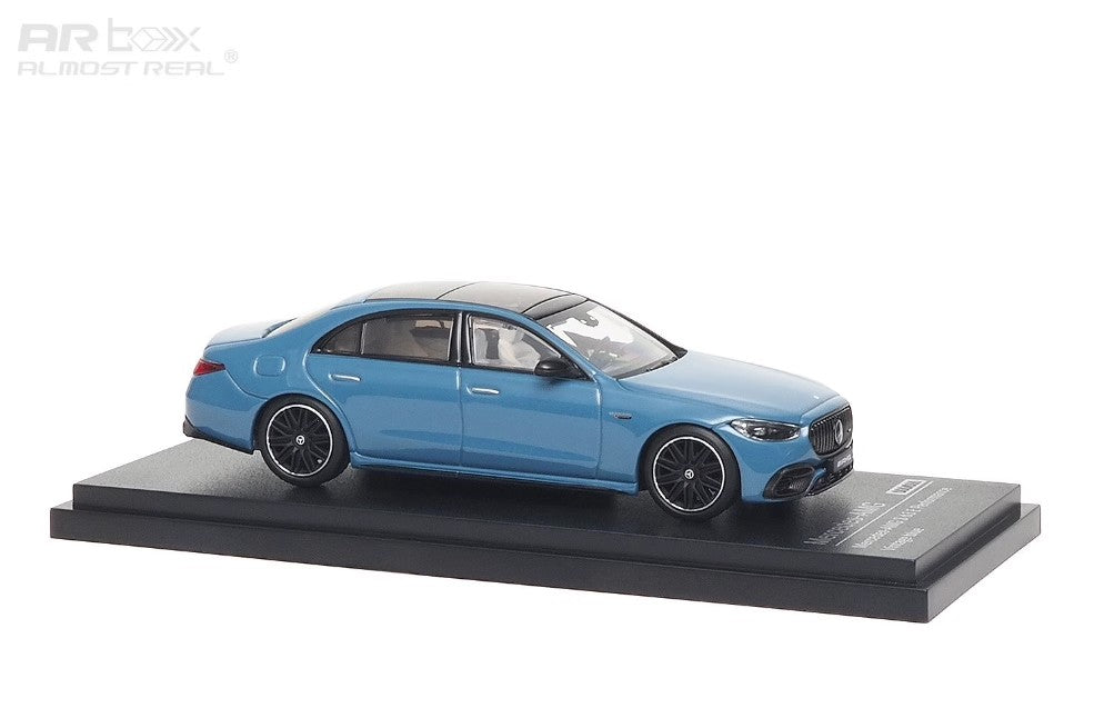 Mercedes-AMG S 63 E Performance (2023) – 1:64 Diecast Model by Almost Real (Porcelain Blue – Static Collector’s Edition)