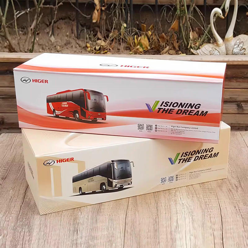 1:42 Higer V12 Bus Diecast Model with Lights