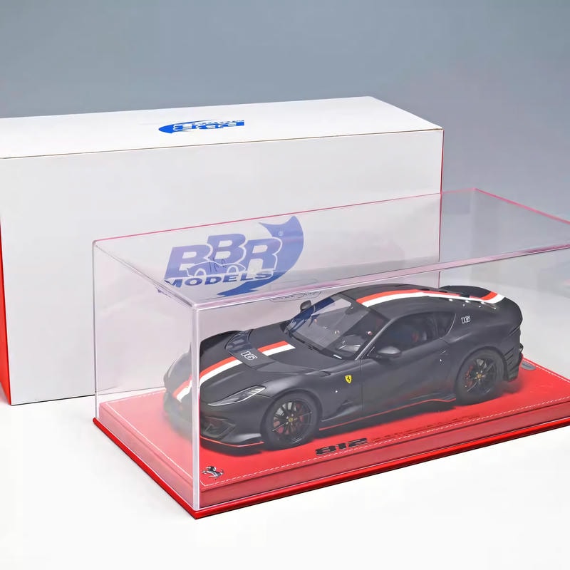BBR 1:18 For Ferrari 812 Competizione Leclerc Resin Car Model Collection