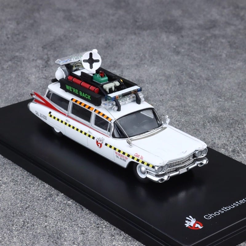 YS Yongsheng Ghostbusters II ECTO 1:64 Alloy Diecast Model Car
