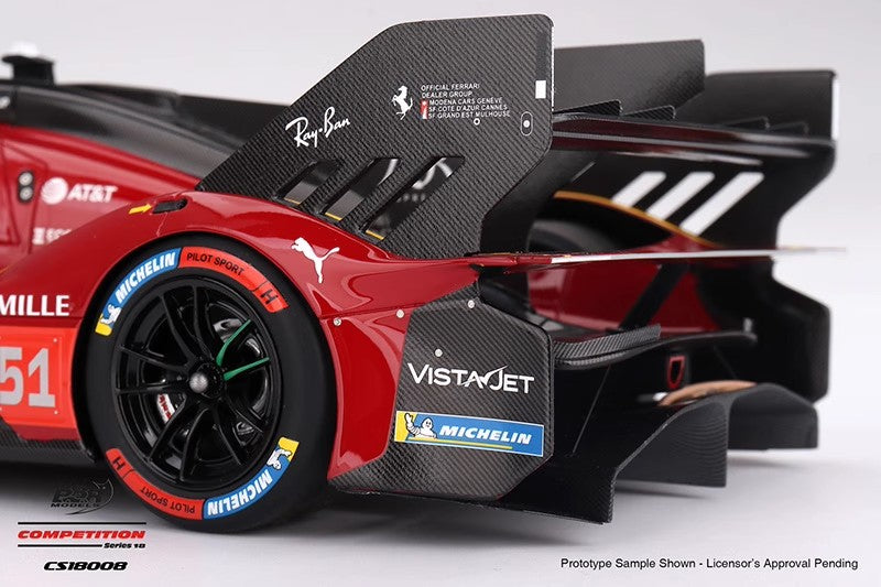 BBR 1:18 Ferrari 499P Le Mans 2025 Resin Model