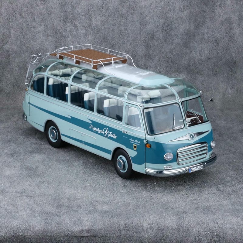 Schuco Setra S6 Kraichgaufalke Bus 1:18 Diecast Model – Blue
