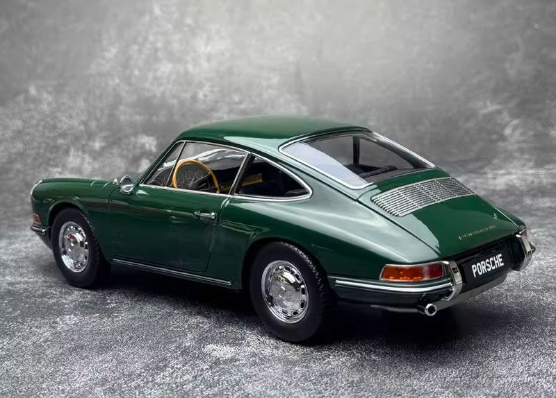 Porsche 901 (1964) 1:18 Diecast Classic Model by Kyosho (Red / Green / Beige – Fully Functional)
