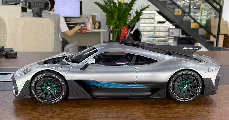 NZG 1:12 ONE Benz AMG Diecast Model – 2023 Edition, Fully Open Simulation Car Model